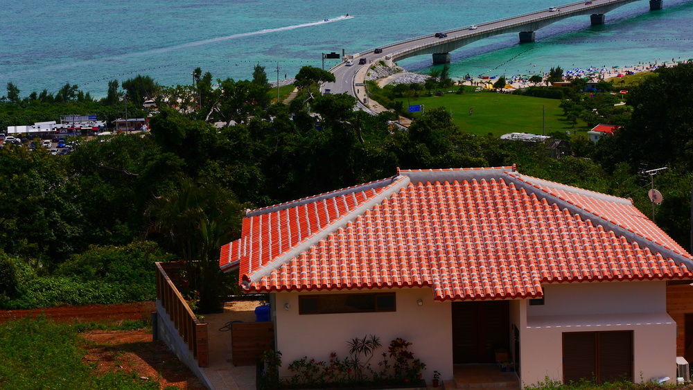 Ocean Hills Kouri Hotell Nakijin Exteriör bild